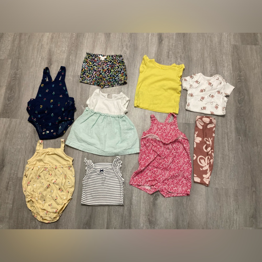 6 Month Baby Girl Clothes Bundle Lot